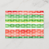 Bow Santa hat Christmas Baby shower Books for baby エンクロージャーカード (裏面)