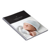 Bow & Scallopsジャーナル – ブラック ノートブック (右側)