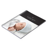 Bow & Scallopsジャーナル – ブラック ノートブック (左側)