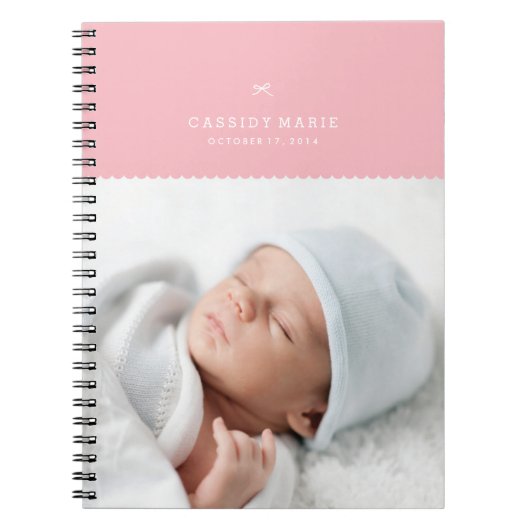 Bow & Scallops Journal - Bublegum ノートブック (正面)