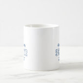 Bow Senior Custom Year Script Graduate College コーヒーマグカップ (中央)