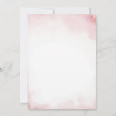 Bow She'll Be Here Soon Sea Shell Cute Baby Shower 招待状 (裏面)