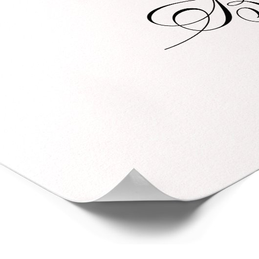 Bow She's Tying the Knot Bridal Shower Welcome ポスター (角)