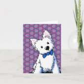 Bow Tie Westie  カード (正面)