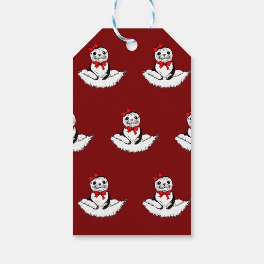 Bow-tiful Seal – Christmas Edition ギフトタグ (裏面)