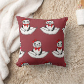 Bow-tiful Seal – Christmas Edition クッション (ブランケット)