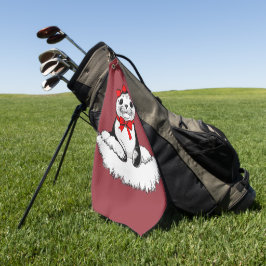 Bow-tiful Seal – Christmas Edition ゴルフタオル