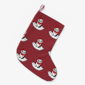 Bow-tiful Seal – Christmas Edition スモールクリスマスストッキング (正面 (吊り時))