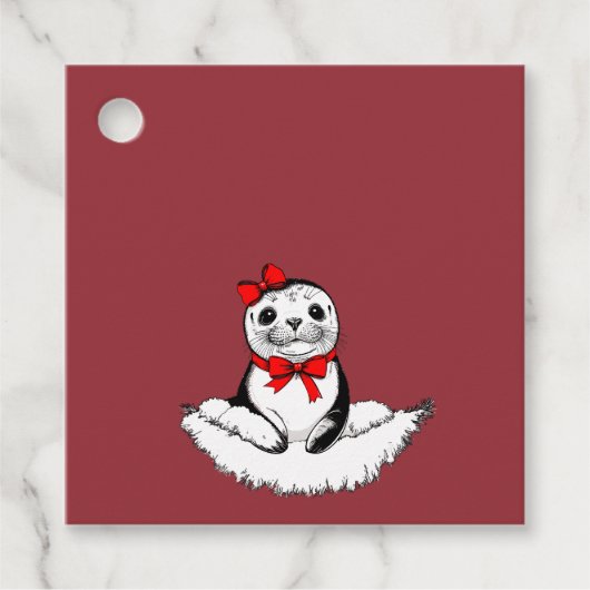 Bow-tiful Seal – Christmas Edition フェイバータグ (正面)