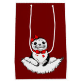 Bow-tiful Seal – Christmas Edition ミディアムペーパーバッグ (裏面)