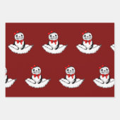Bow-tiful Seal – Christmas Edition ラッピングペーパーシート (正面3)