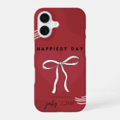 Bow to Your Style – Comic Burst iPhone 16ケース (裏面)