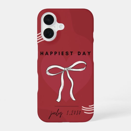 Bow to Your Style – Comic Burst iPhone 16ケース (裏面)