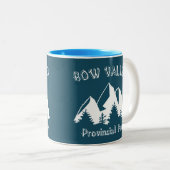 Bow Valley Provincial Park ツートーンマグカップ (正面右)