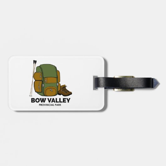 Bow Valley Provincial Park Backpack ラゲッジタグ (裏面横)