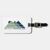 Bow Valley Provincial Park Mountain Sun ラゲッジタグ (正面横)