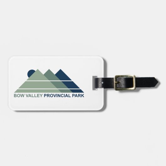 Bow Valley Provincial Park Mountain Sun ラゲッジタグ (正面横)