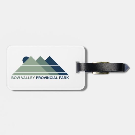 Bow Valley Provincial Park Mountain Sun ラゲッジタグ (裏面横)