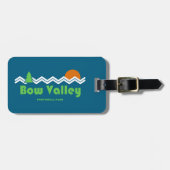 Bow Valley Provincial Park Retro ラゲッジタグ (正面横)