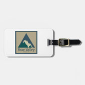 Bow Valley Provincial Park Rustic ラゲッジタグ (正面横)