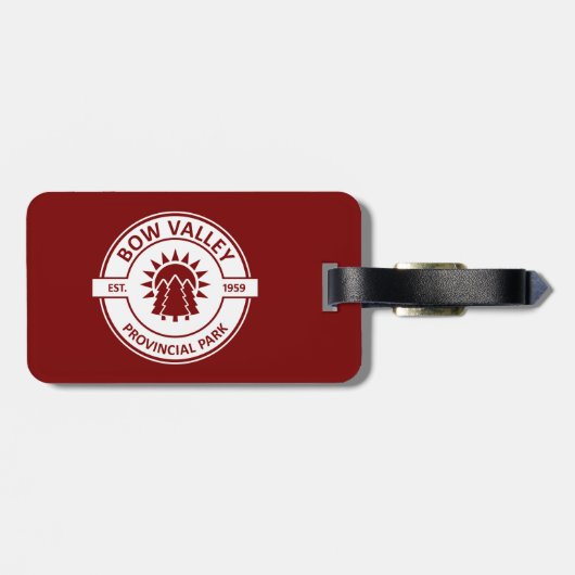 Bow Valley Provincial Park Sun Trees ラゲッジタグ (裏面横)