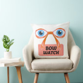 Bow Watch – Quirky Cartoon クッション (椅子)