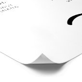 Bow Wavy 縁ど Photo Milestoneポスター ポスター (角)