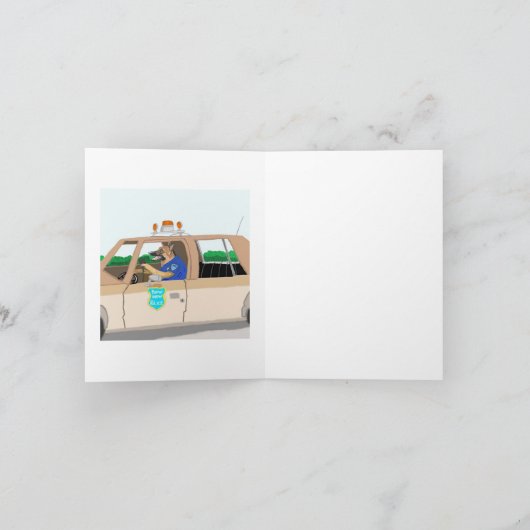 Bow Wow Police サンキューカード (内部)