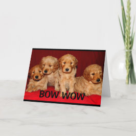 Bow Wow Wowあなたはおば素晴らし母の日 カード
