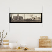 Bowdoin College, Maine写真1910 ポスター (キッチン)