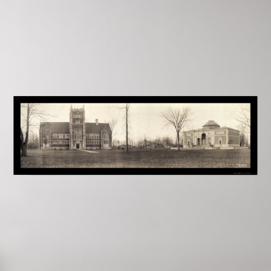 Bowdoin College, Maine写真1910 ポスター (正面)