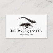 Bowel Microblading & Ailash Extensionsサロン 名刺 (正面)