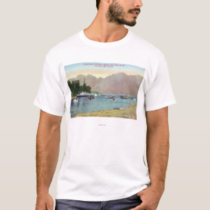 Bowenの島の連合汽船のHowe Soundの眺め Tシャツ