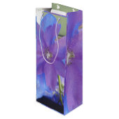 Bowen Bowen、「Gaye Elise Beda」、「Blue/Purple Flowe」 ワインギフトバッグ (裏面アングル)