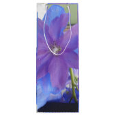 Bowen Bowen、「Gaye Elise Beda」、「Blue/Purple Flowe」 ワインギフトバッグ (裏面)