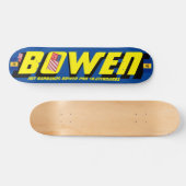BOWEN JMT BARB 7 3/4" スケートボードデッキ (横)