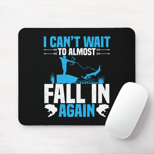 Bowfisher Equipment Bowhunter Bow Reel Kit Bowfish マウスパッド (マウス)