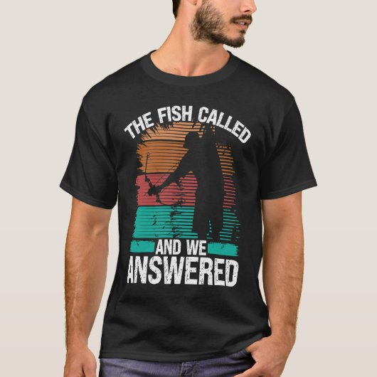 Bowfisher Fish Called and we Answered Bowfishing B Tシャツ (正面)