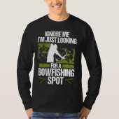 Bowfisher Fisherman Bowfishing Spot Archer Bowhunt Tシャツ (正面)