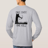 Bowfishing、者は1つの殺害を撃ちました! 長い袖のTシャツ Tシャツ (裏面)