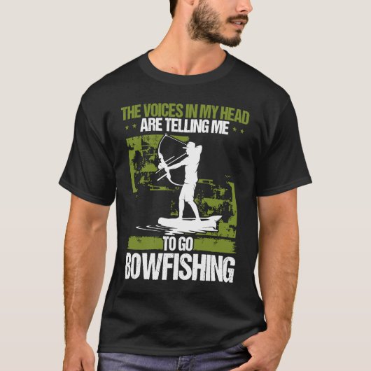 Bowfishing Airboat Bowhunter Bowfisher Fisherman A Tシャツ (正面)