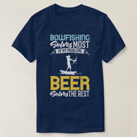 Bowfishing Bow Lights Arrows Crossbow Bowfisher  Tシャツ (デザイン正面)