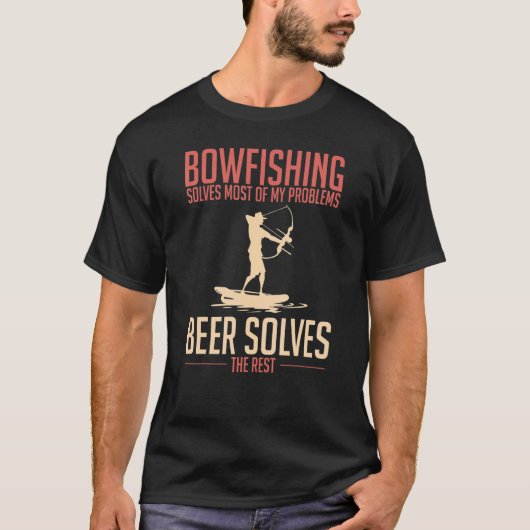 Bowfishing Bow Lights Arrows Crossbow Bowfisher Tシャツ (正面)