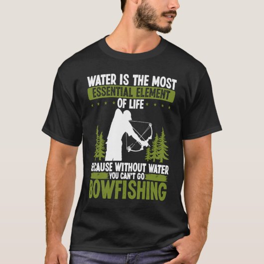 Bowfishing Lake Sea Bowfisher Airboat Bowhunter Bo Tシャツ (正面)