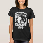 Bowfishing Spot Bowfisher Bowhunter Airboat Archer Tシャツ (正面)