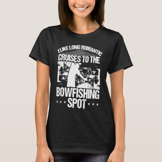 Bowfishing Spot Bowfisher Bowhunter Airboat Archer Tシャツ (正面)
