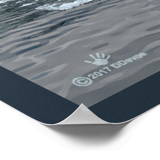 Bowhead Whale ポスター (角)