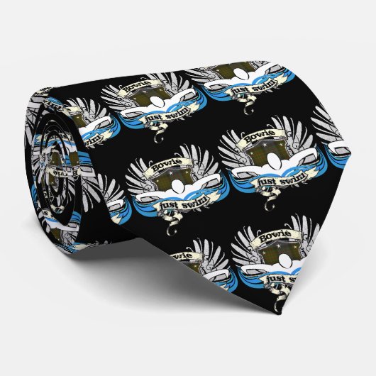 Bowieのちょうど水泳 ネクタイ (ロール)