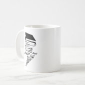 Bowieのブッククラブのマグ コーヒーマグカップ (正面左)