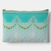 Bowknotsレースのよう Pendentsバラの結婚bridemaid アクセサリーポーチ (正面)